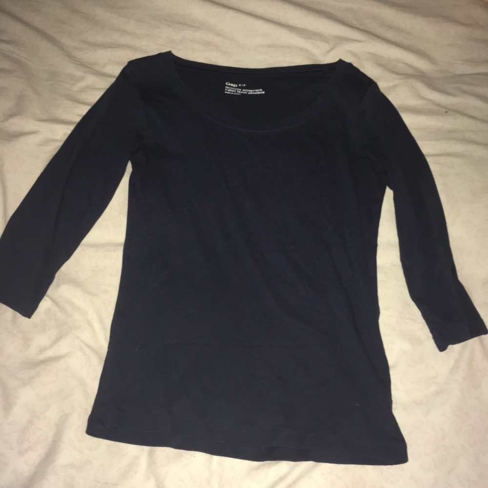 GAP 3/4 length navy basic shirt (small)